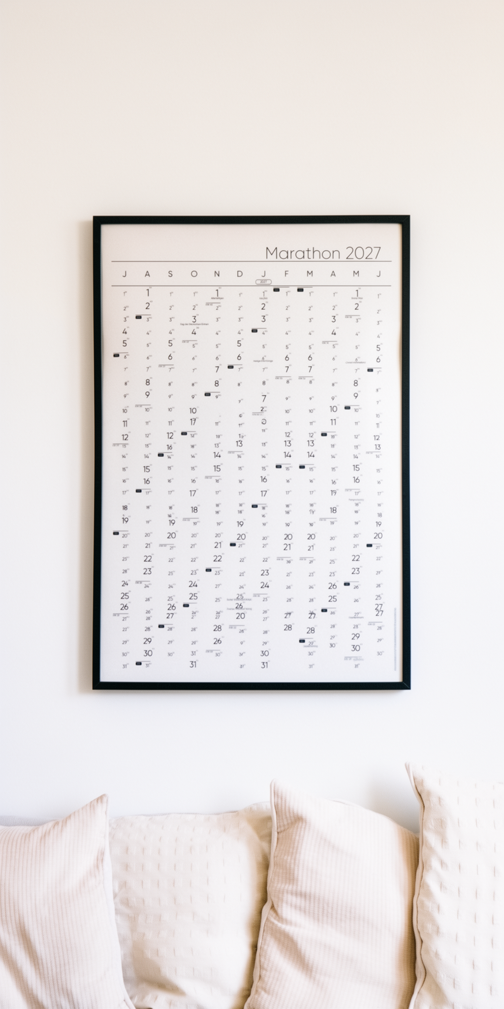 Individueller Plakatkalender